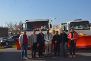 رزمایش عملیات زمستانی شهرداری ملارد زمستان 1401 