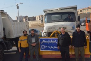 رزمایش عملیات زمستانی شهرداری ملارد زمستان 1401 