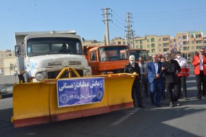 رزمایش عملیات زمستانی شهرداری ملارد زمستان 1401 