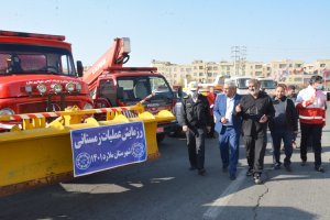 رزمایش عملیات زمستانی شهرداری ملارد زمستان 1401 