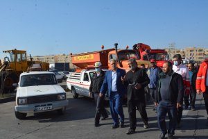 رزمایش عملیات زمستانی شهرداری ملارد زمستان 1401 