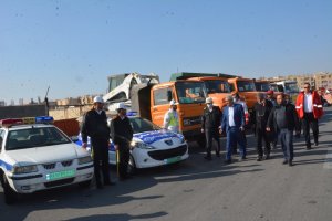 رزمایش عملیات زمستانی شهرداری ملارد زمستان 1401 