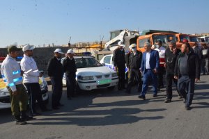 رزمایش عملیات زمستانی شهرداری ملارد زمستان 1401 