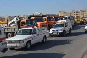 رزمایش عملیات زمستانی شهرداری ملارد زمستان 1401 