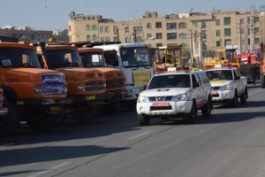 رزمایش عملیات زمستانی شهرداری ملارد زمستان 1401 