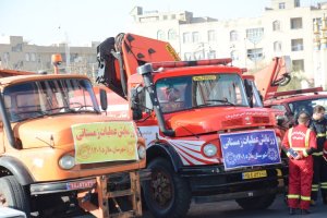 رزمایش عملیات زمستانی شهرداری ملارد زمستان 1401 