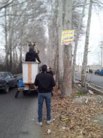 اجرای طرح جهادی با پرسنل خدوم سازمان سیما منظر و فضای سبز شهری شهرداری ملارد 