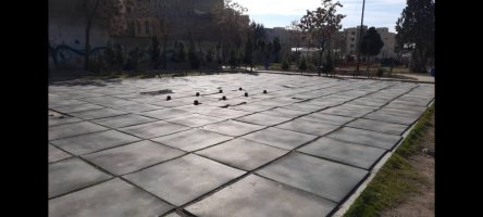 نصب یک دستگاه ست وسایل بازی در بوستان پویان