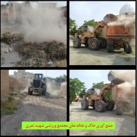 عملیات پاکسازی و تسطیح زمینهای خالی شهر ملارد به روایت تصویر