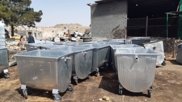 باکسهای زباله سطح شهر تعویض یا بازسازی شدند.