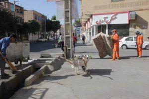 به چهره خیابان دکتر حسابی تا بلوار شیوا رنگ نشاط و سرزندگی پاشیده شد.
