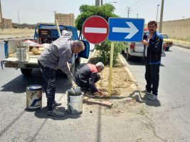 شناسایی نقاط حادثه خیز و رفع موانع ترافیکی شهر 