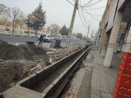 اجرای طرح عملیات جدولگذاری انهار در مناطقی از حوزه حریم و سطح شهر ملارد