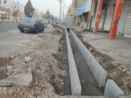 اجرای طرح عملیات جدولگذاری انهار در مناطقی از حوزه حریم و سطح شهر ملارد