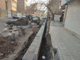 اجرای طرح عملیات جدولگذاری انهار در مناطقی از حوزه حریم و سطح شهر ملارد