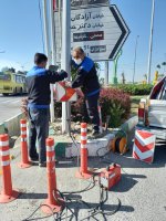 جانمایی و نصب تابلوهای ترافیکی در دستور کار شهرداری ملارد قرار گرفت.