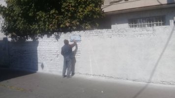 رنگ آمیزی دیوارهای خیابان شهید مطهری و بلوار شهید راغب و نقاشی دیواری در بوستان فدک