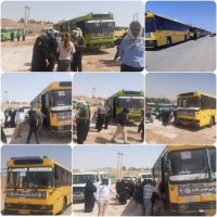 خدمات دهی ناوگان اتوبوسرانی شهرداری ملارد در مرز خسروی