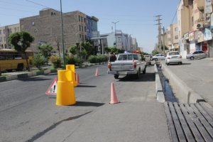 به چهره خیابان دکتر حسابی تا بلوار شیوا رنگ نشاط و سرزندگی پاشیده شد.