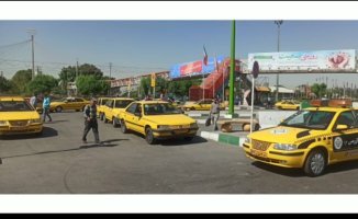 خدمات رسانی مطلوب تاکسیرانان و اتوبوس داران در پایانه مسافربری میدان شهدای ملارد