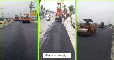 پروژه های آسفالت و روکش آسفالت معابر شهر به روایت تصویر