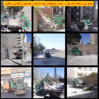 اجرای پروژه های نظافتی شهر ملارد توسط شهرداری به روایت تصویر