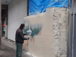 اجرای طرح جهادی با پرسنل خدوم سازمان سیما منظر و فضای سبز شهری شهرداری ملارد 