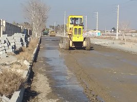 اتمام اجرای عملیات زیرسازی لاین غربی بلوار ملارد ویلای جنوبی حد فاصل میدان دوم تا میدان سوم