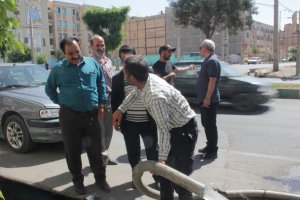به چهره خیابان دکتر حسابی تا بلوار شیوا رنگ نشاط و سرزندگی پاشیده شد.