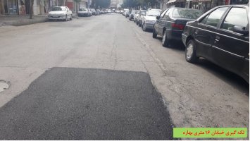 ادامه روند پروژه های لکه گیری و اسفالت معابر شهر ملارد به روایت تصویر