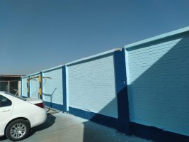 اجرای عملیات رنگ آمیزی مدارس و جداول توسط واحد زیبا سازی