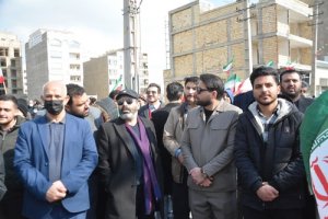 حضور مدیریت شهری شهر ملارد در مراسم راهپیمایی 22 بهمن 