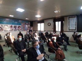 حضور بهمنی در مراسم عزاداری شهادت حضرت فاطمه زهرا (س) در دفتر امام جمعه شهر ملارد 