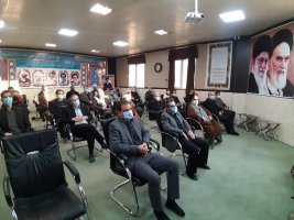 حضور بهمنی در مراسم عزاداری شهادت حضرت فاطمه زهرا (س) در دفتر امام جمعه شهر ملارد 