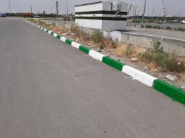 اجرای 5000 متر طول رنگ آمیزی جداول در خرداد1400