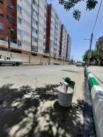 اجرای 5000 متر طول رنگ آمیزی جداول در خرداد1400