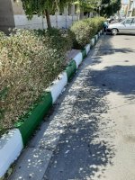 اجرای عملیات رنگ آمیزی مدارس و جداول توسط واحد زیبا سازی