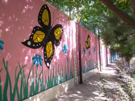 ادامه نقاشی دیواری در بوستان لاله ملارد