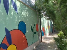 اجرای نقاشی دیوار ی در بوستان لاله ملارد