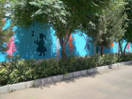 اجرای نقاشی دیوار ی در بوستان لاله ملارد