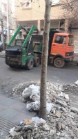  جمع آوری گسترده نخاله های سطح معابر شهر ملارد