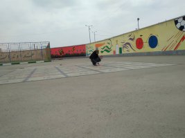 نقاشی دیواری در بوستان مادر به همت سازمان فضای سبز