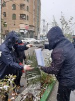 اجرای عملیات محافظت از  گیاهان در برابر سرما