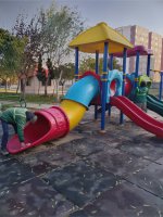 ضد عفونی وسائل بازی کودکان در بوستان های شهر ملارد
