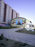 دیوار نگاره  تصویر سپهبد شهید حاج قاسم سلیمانی در ملارد