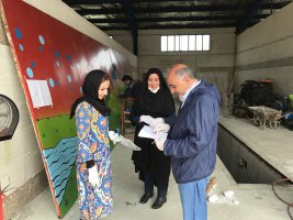 بازدید شهردار ملارد از روند اجرای المان های شهری