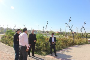 بازدید میدانی جباری ازآخرین اقدامات صورت گرفته جهت افتتاح بوستان ورزش ملارد