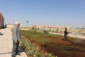 بازدید ریاست سازمان سیما،منظر و فضای سبز ملارد از روند اجرای پروژه ها