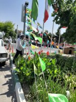 آذین بندی سطح شهر به مناسبت میلاد با سعادت  امام رضا(ع)