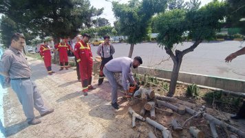 برگزاری دوره آموزشی کارکنان آتش نشانی شهرستان ملارد